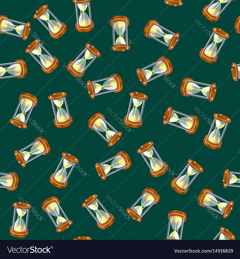Sandclock seamless pattern