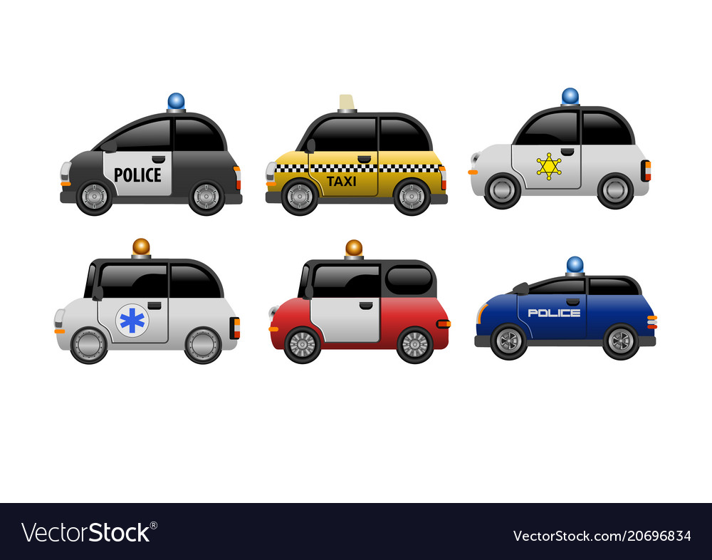 A set of public service electric minicars