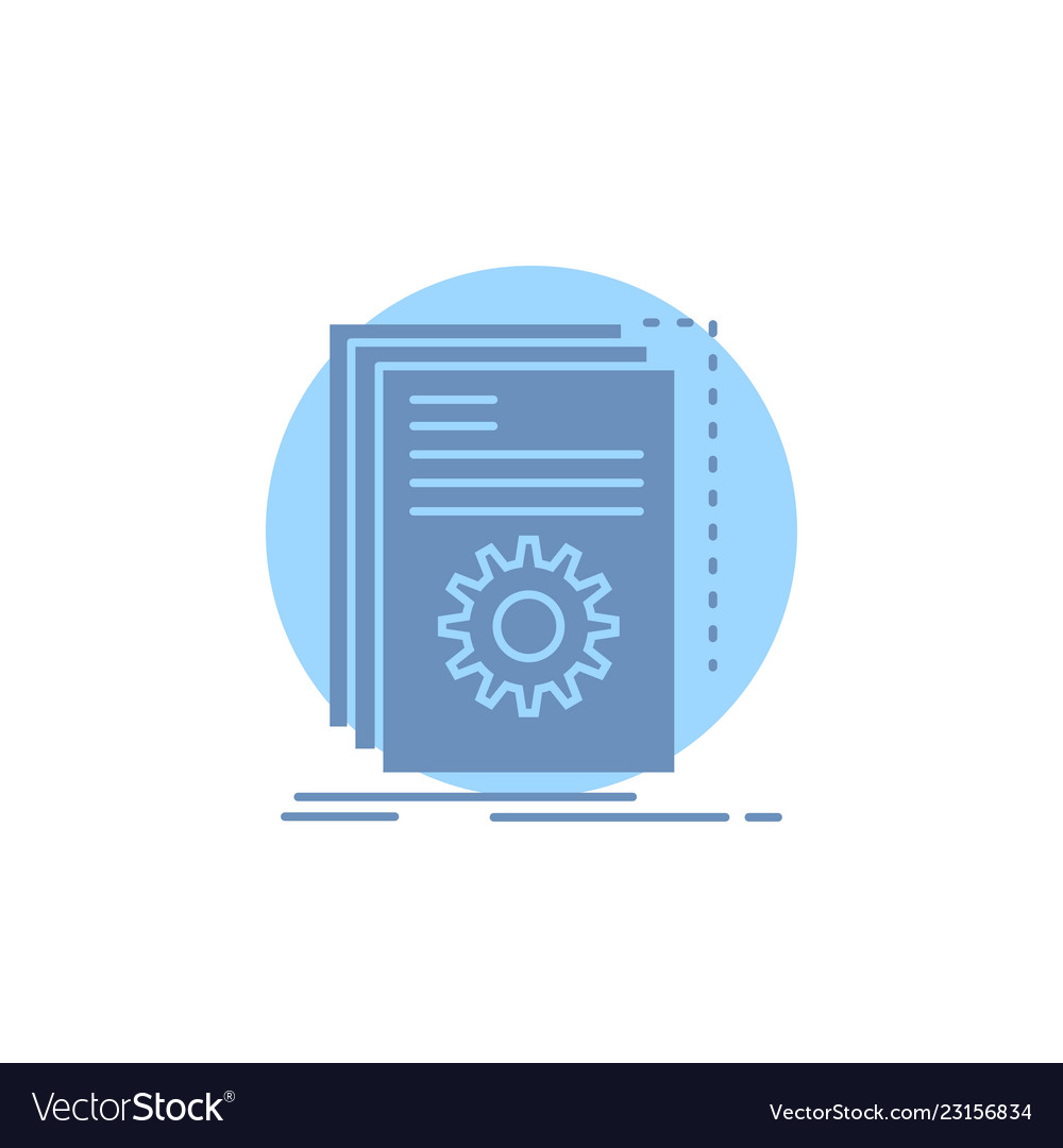 Entwicklerprogramm erstellen Glyph Symbol vector image Entwicklerprogramm erstellen Glyph Symbol