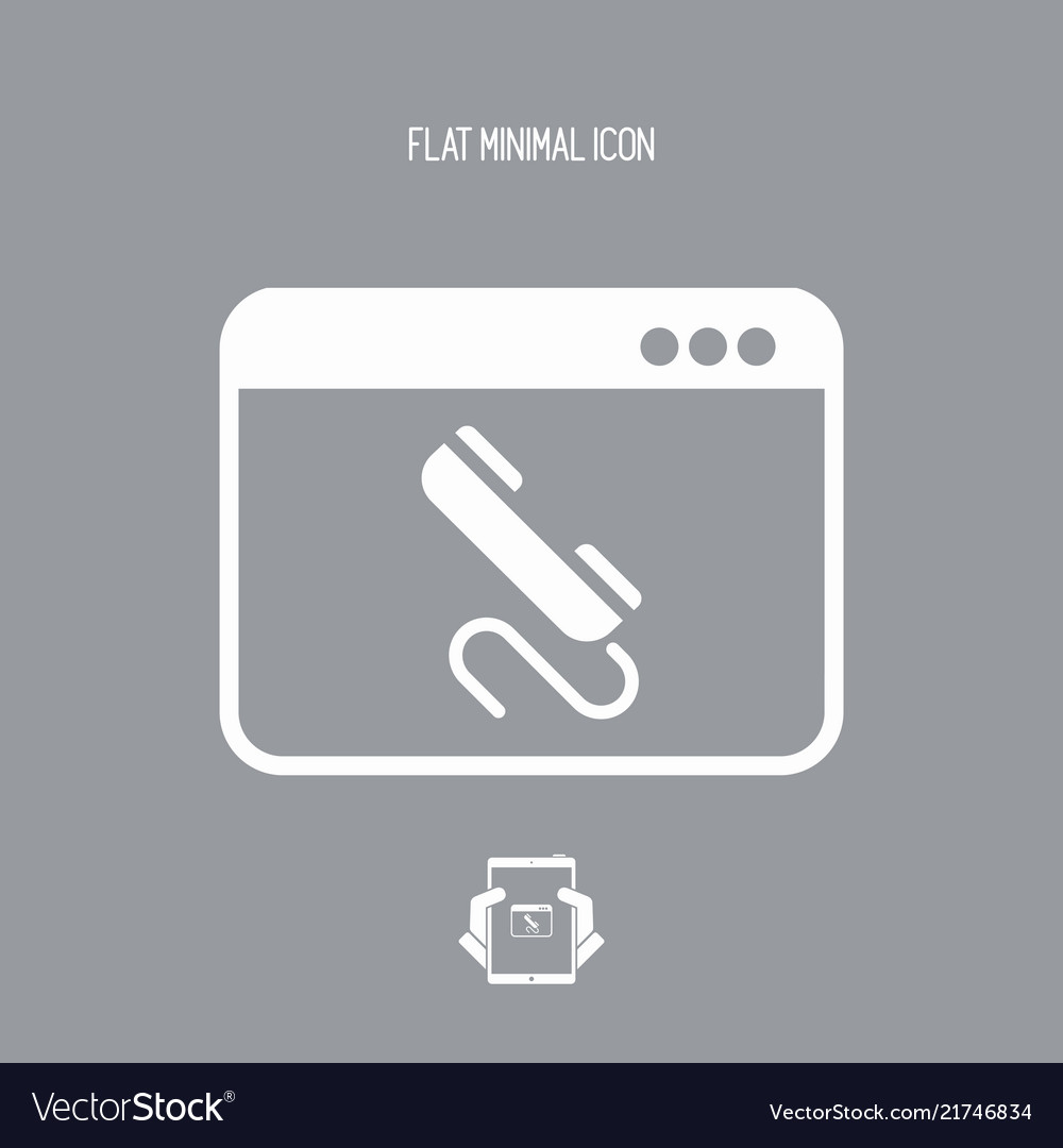 Application for call icon Vector Image Application for call icon