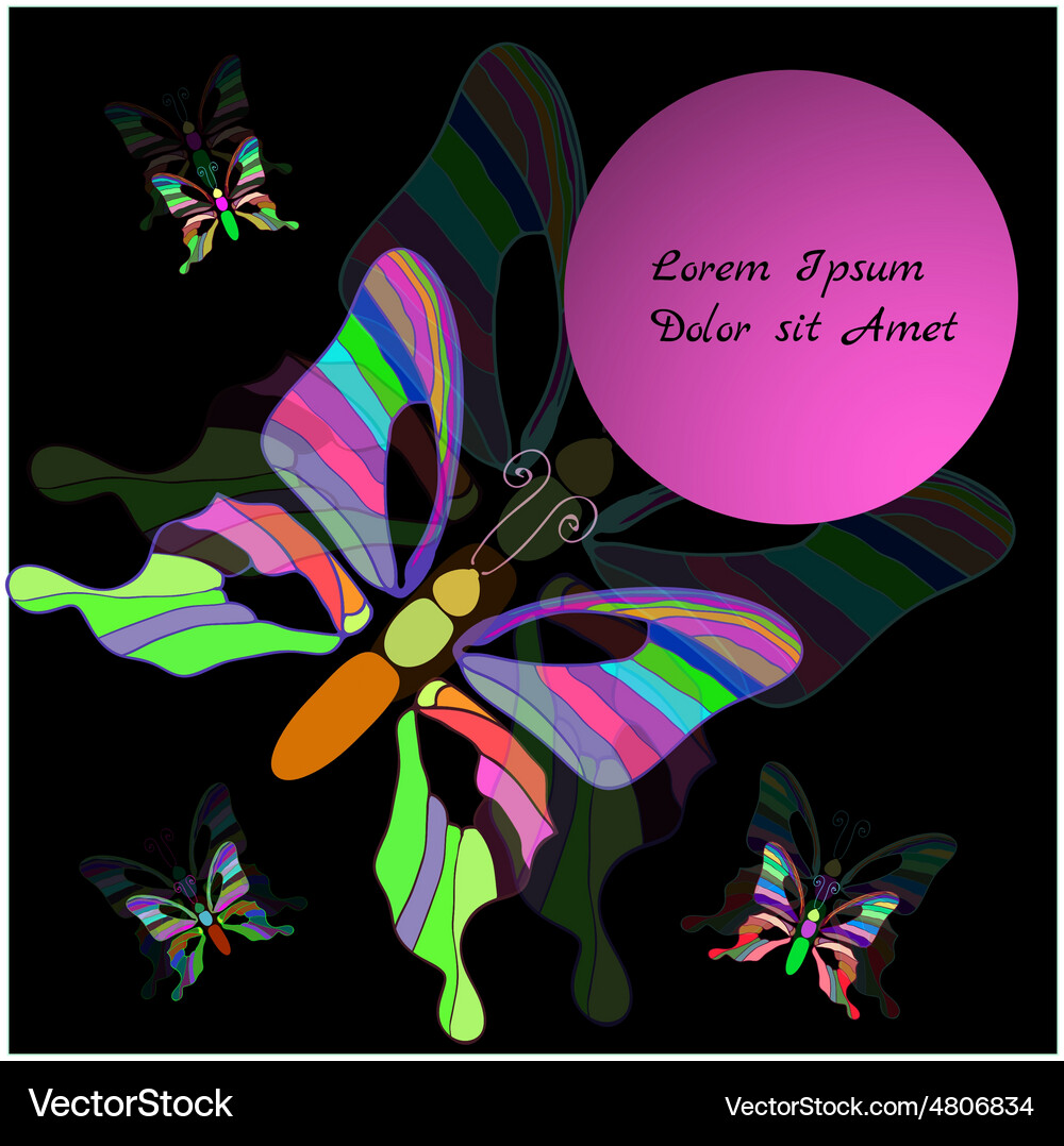 Butterfly background Royalty Free Vector Image