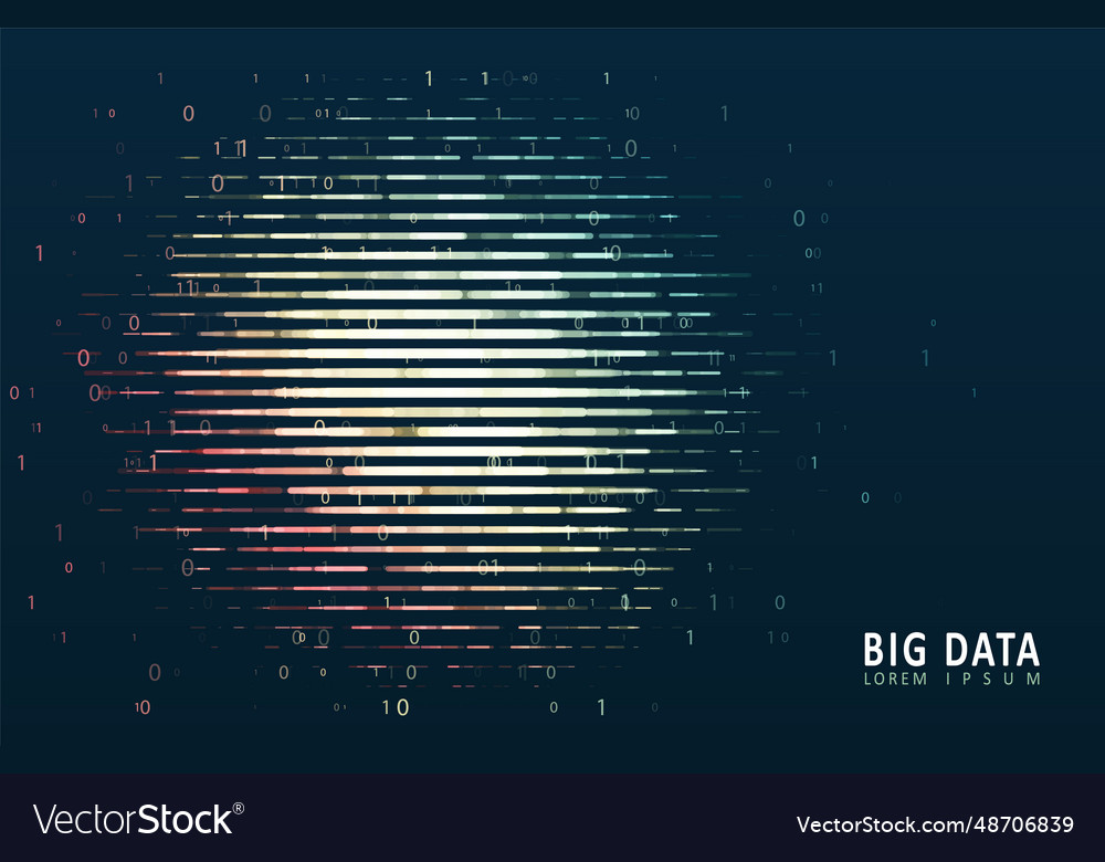 Abstract artificial intelligence element Vector Image Abstract artificial intelligence element