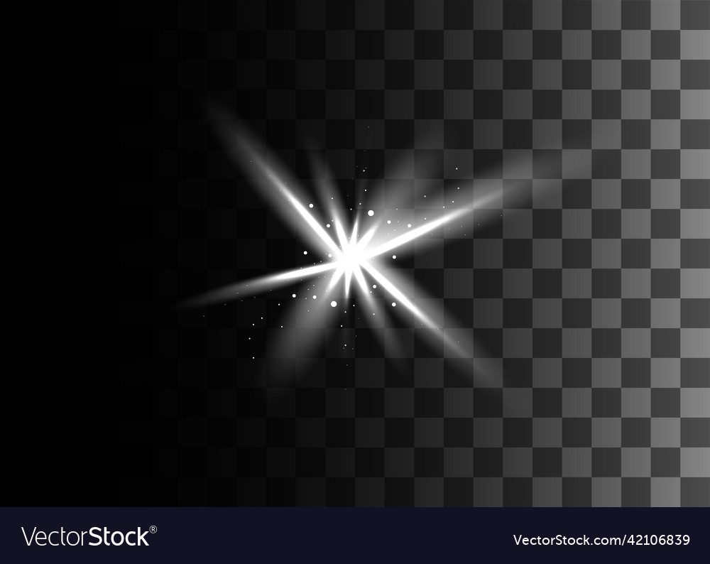 Abstract design element white color effect vector image Abstract design element white color effect