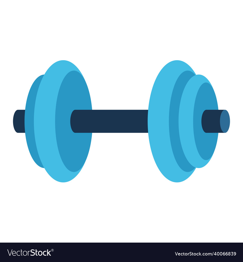 Icon of dumbbell sport equipment