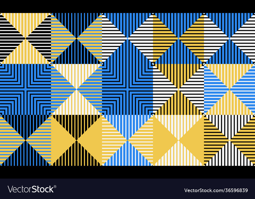 Linear abstract pattern design vector image Linear abstract pattern design