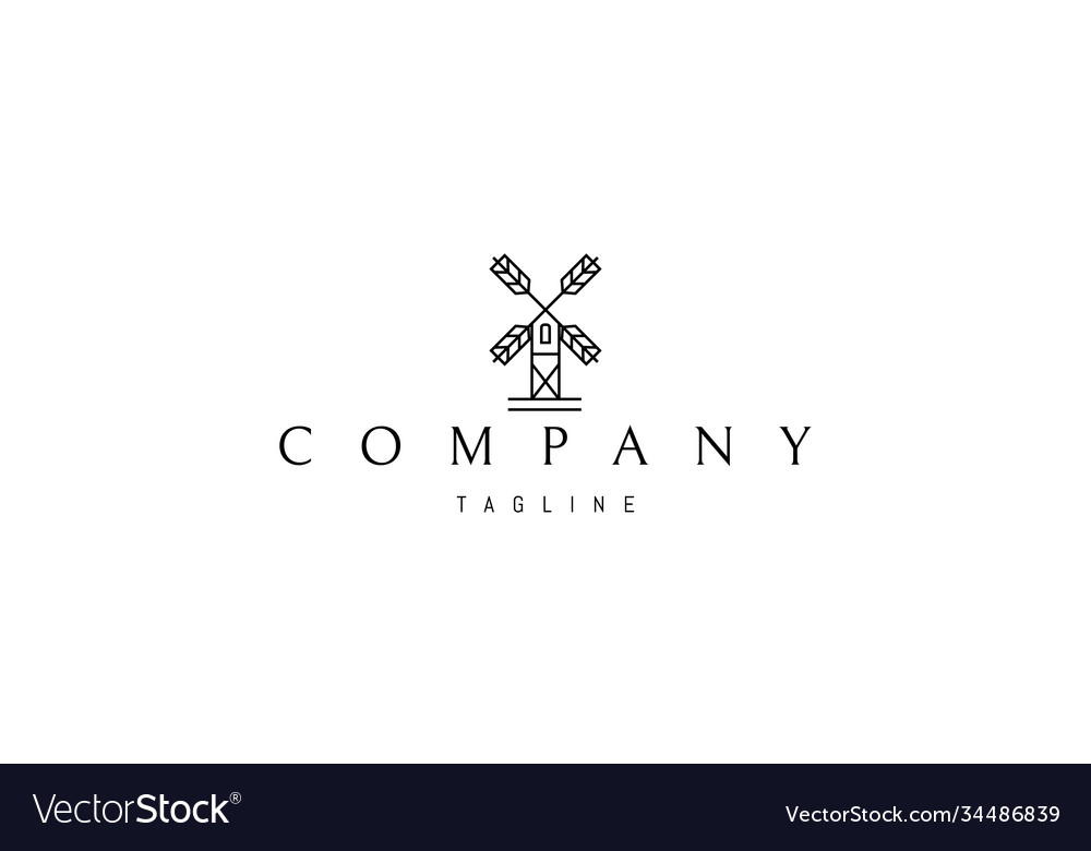 Logo in which an abstract image a tall