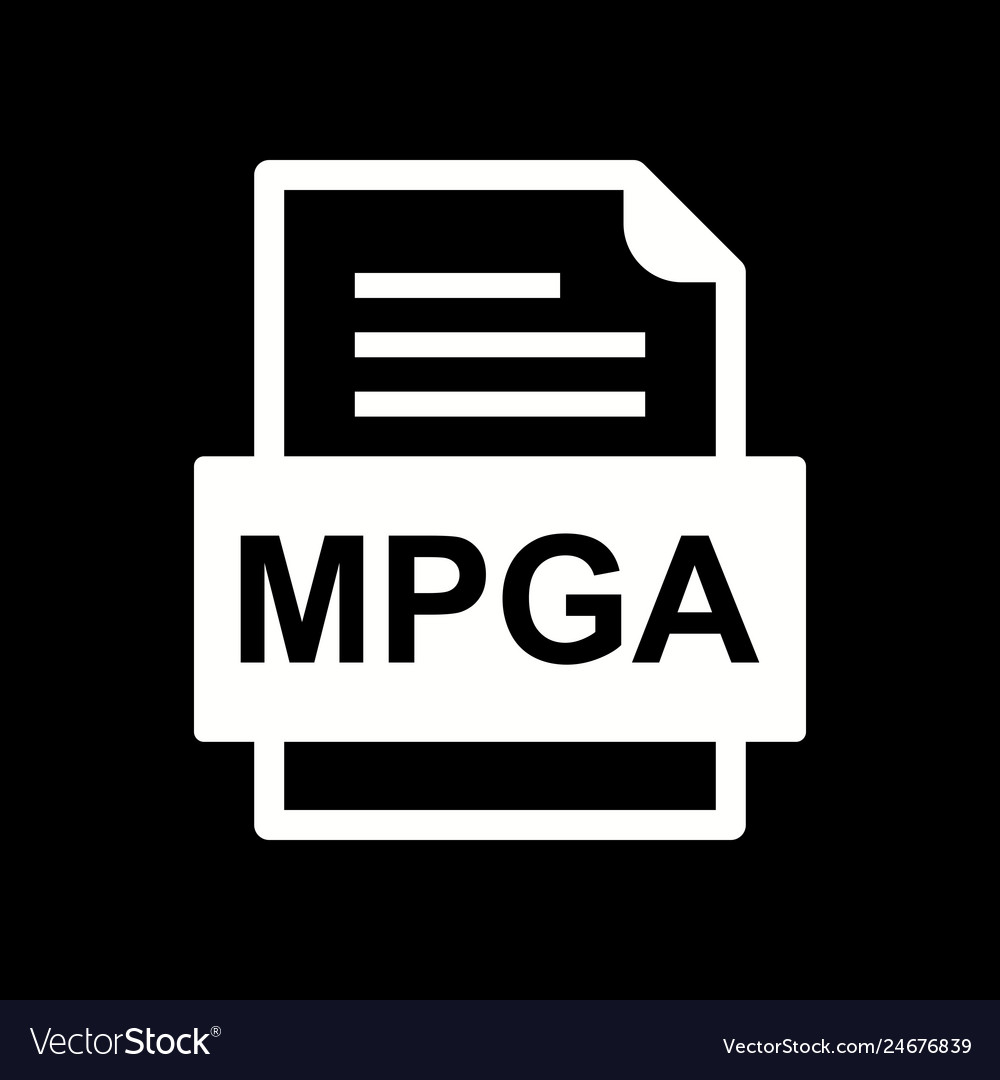 Mpga file document icon
