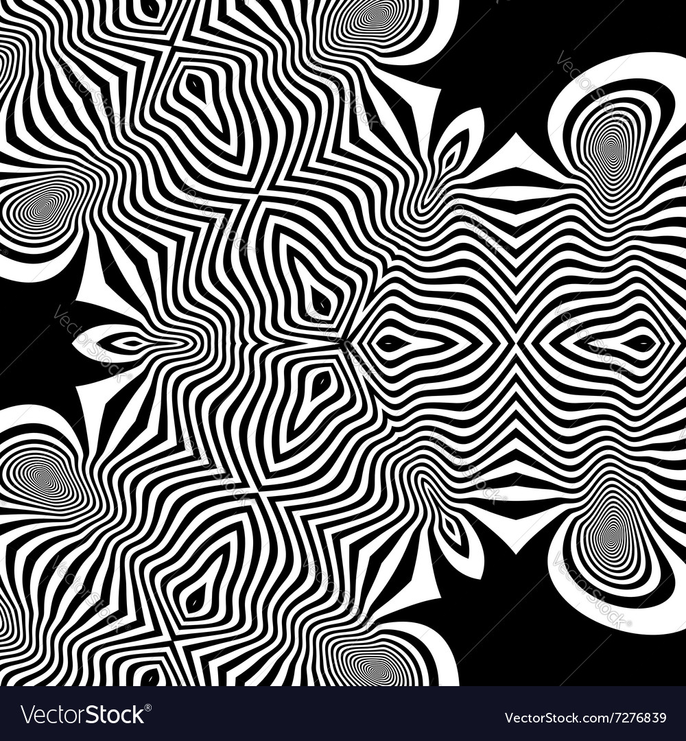 Pattern with optical abstract background
