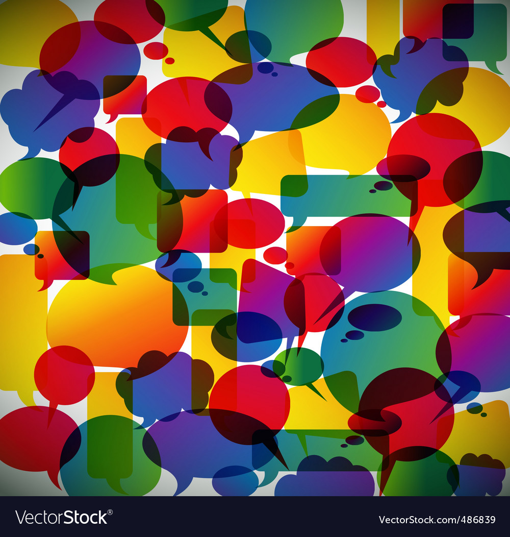 Speech Bubble Abstract Background