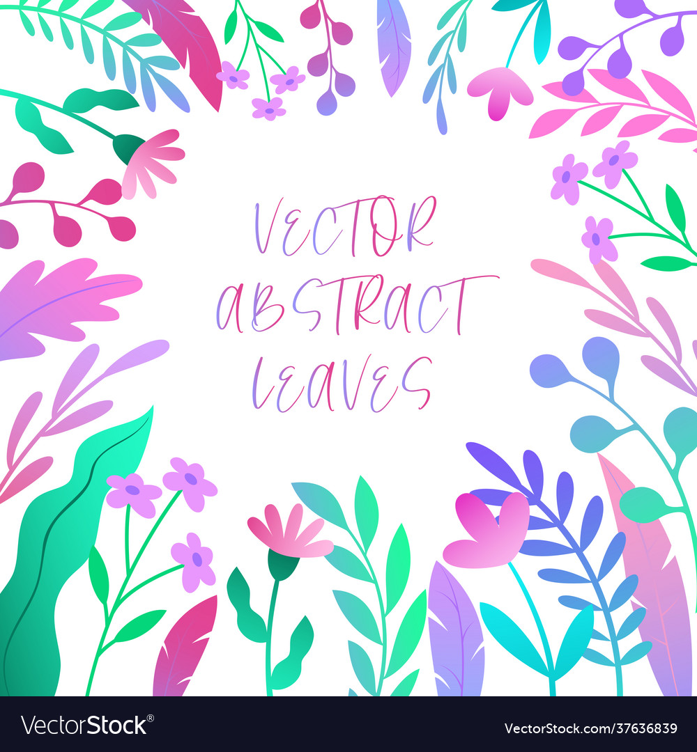 Template on a white background with abstract
