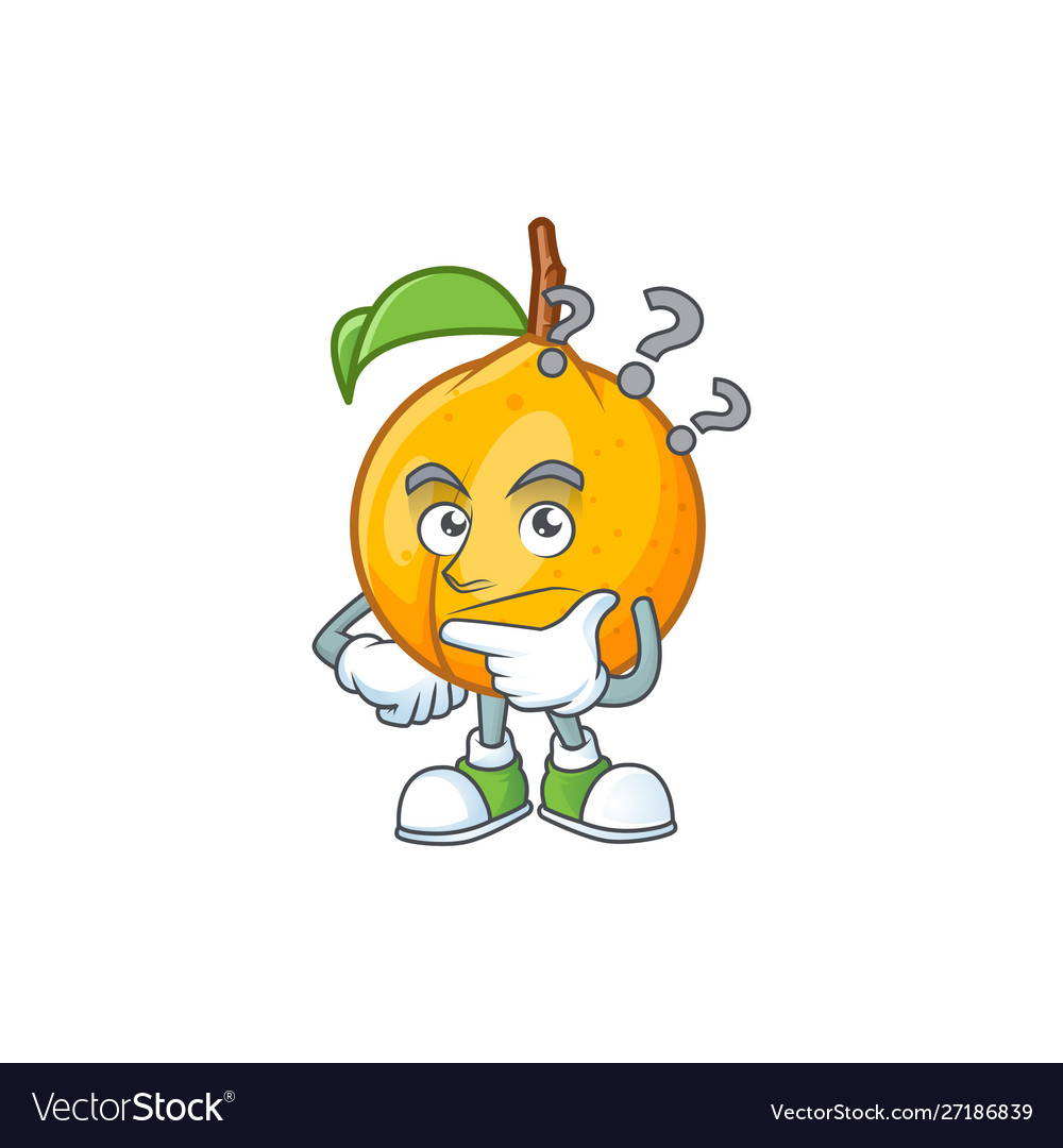 Denken ganze Muskatfigur Karikatur vector image Denken ganze Muskatfigur Karikatur