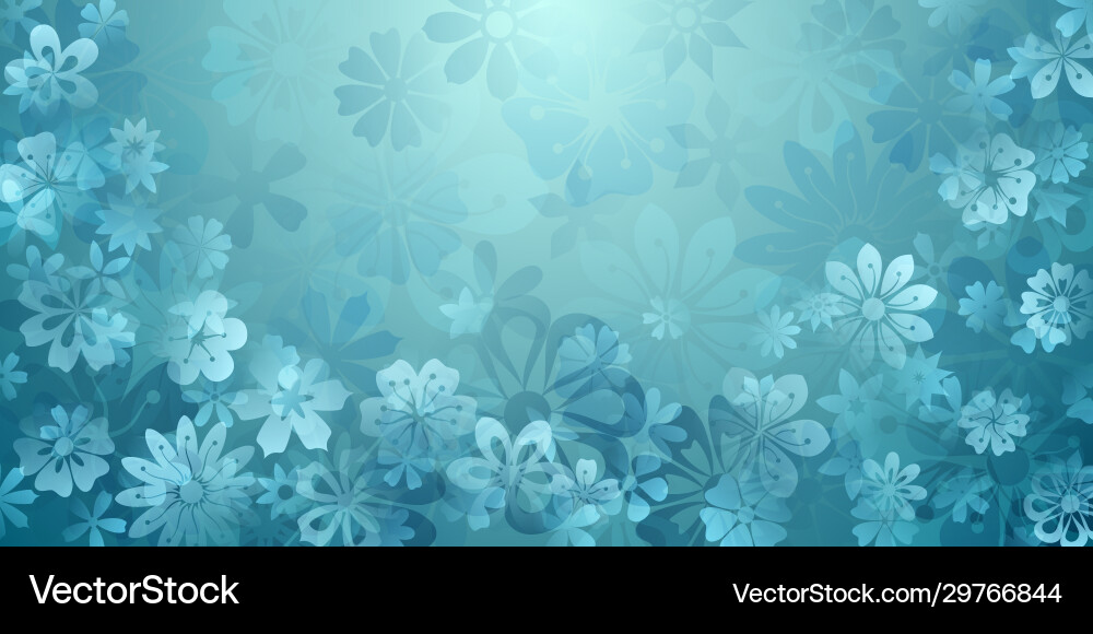 Background flowers Royalty Free Vector Image - VectorStock
