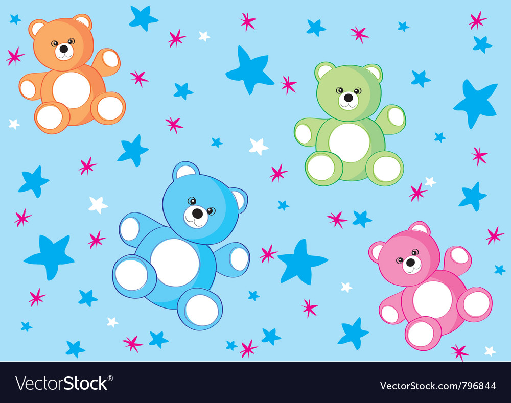bear background royalty free vector image vectorstock