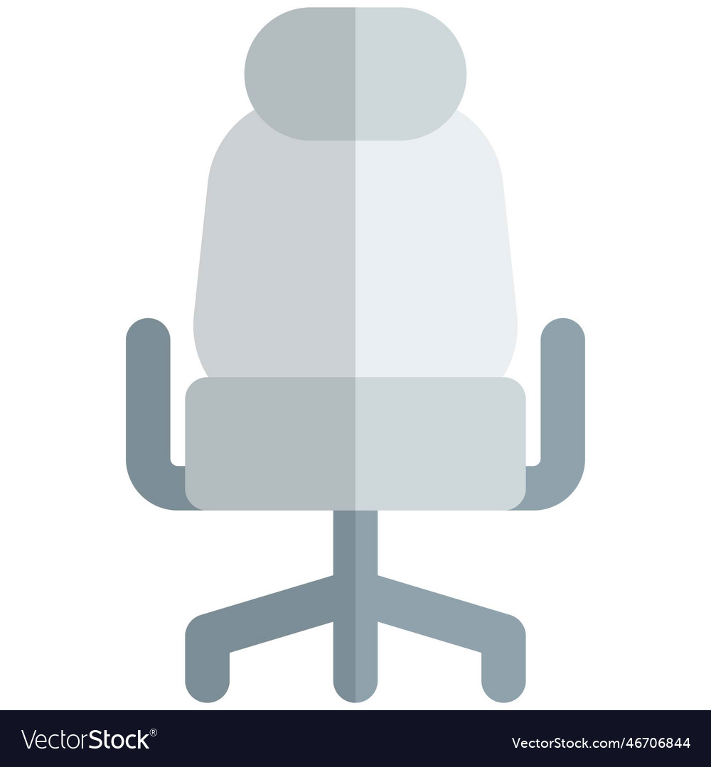 Ergonomic office chair for all day comfort Vector Image