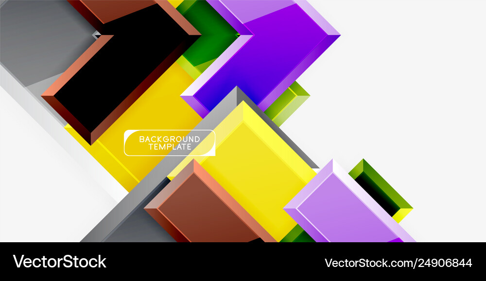Glossy arrows background Royalty Free Vector Image