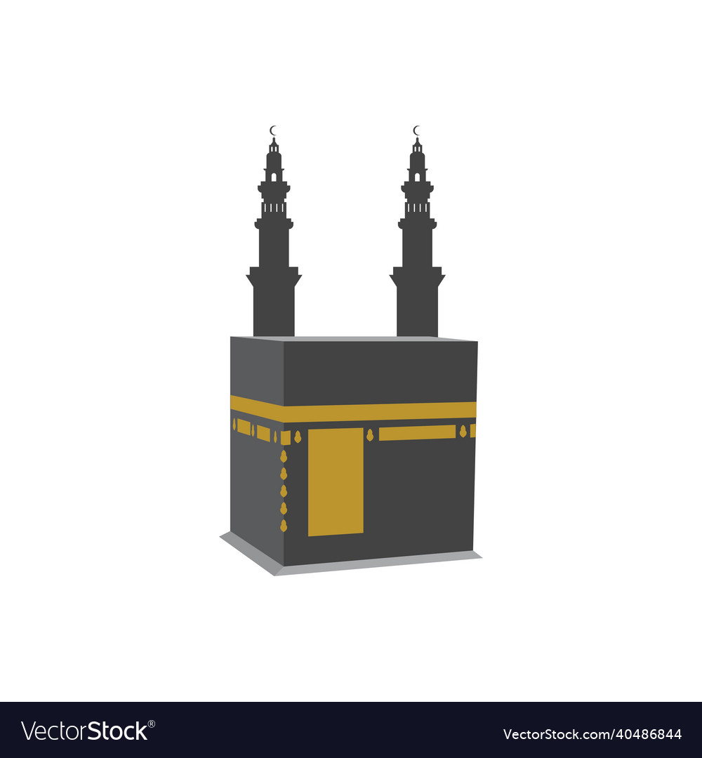 Kaaba Vector Design Template Pilgrimage Hajj Stock Vector, 40% OFF