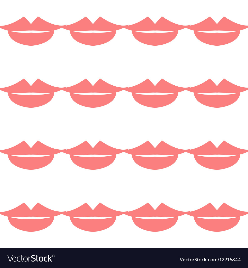 Lips seamless pattern