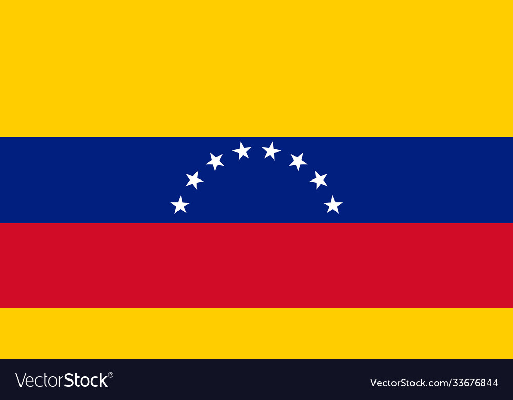 National flag venezuela ist isoliert