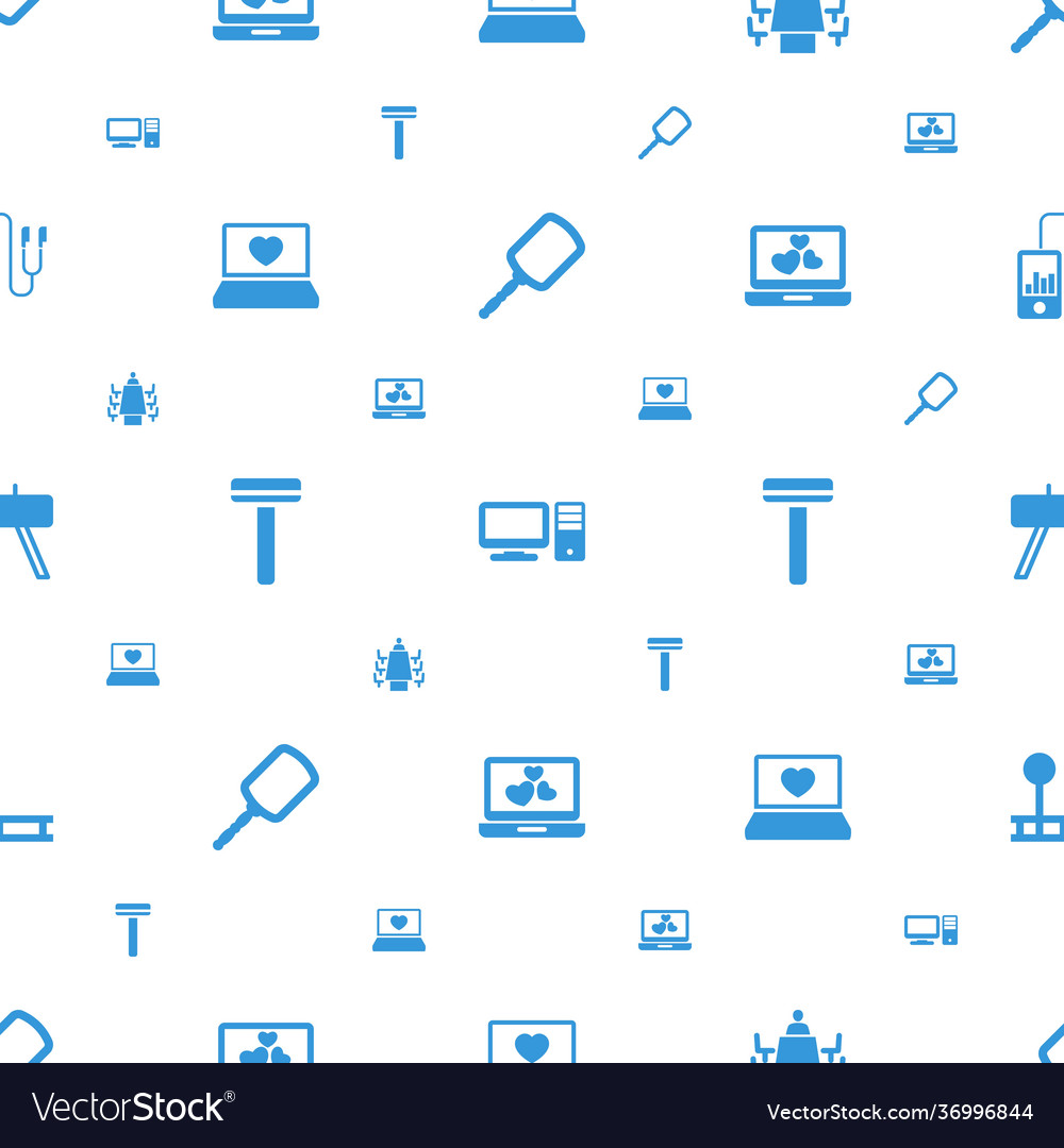 Personal icons pattern seamless white background Vector Image Personal icons pattern seamless white background