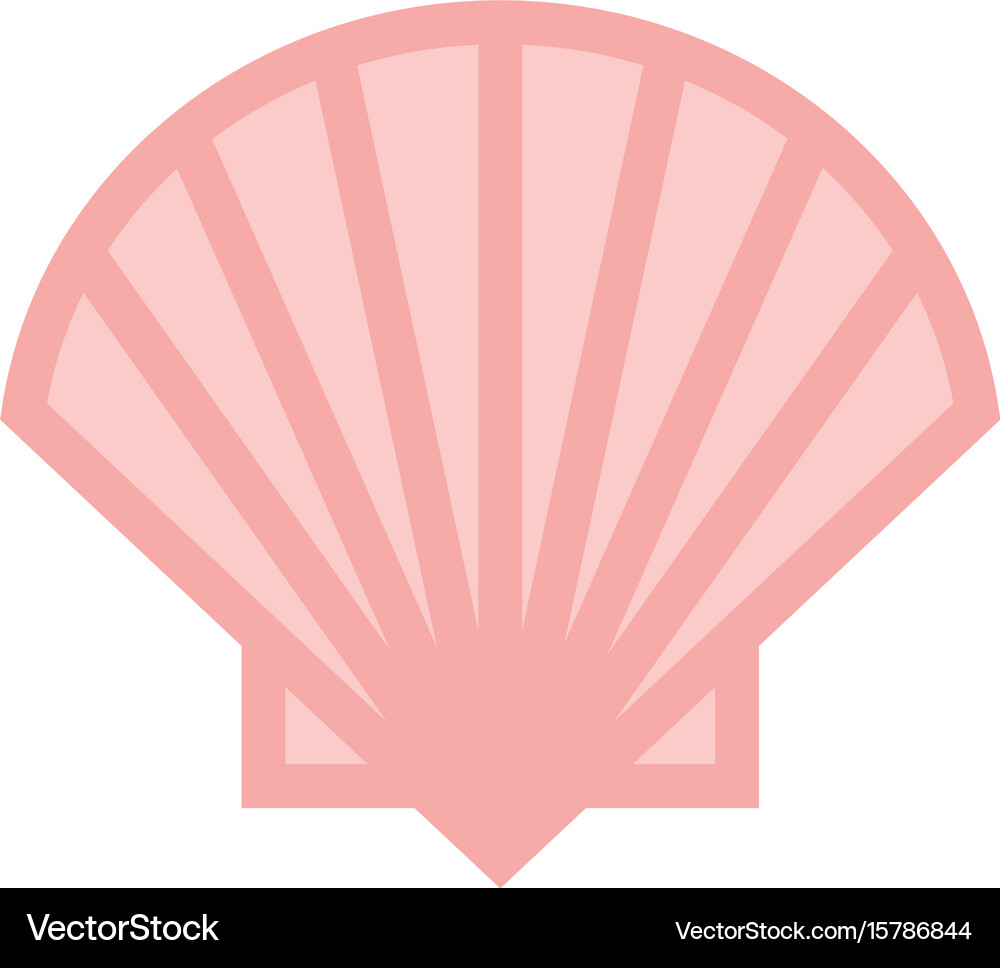 Seashell icon Royalty Free Vector Image - VectorStock