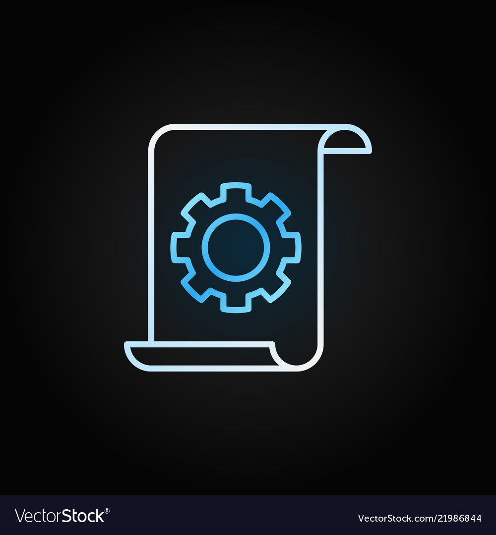 Technical documentation creative outline Vector Image