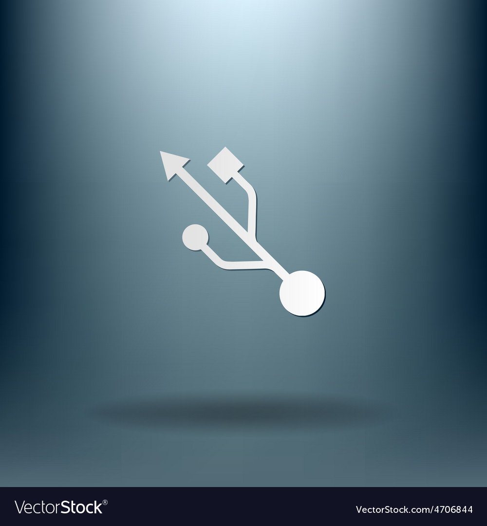 Usb symbol icon computer sign