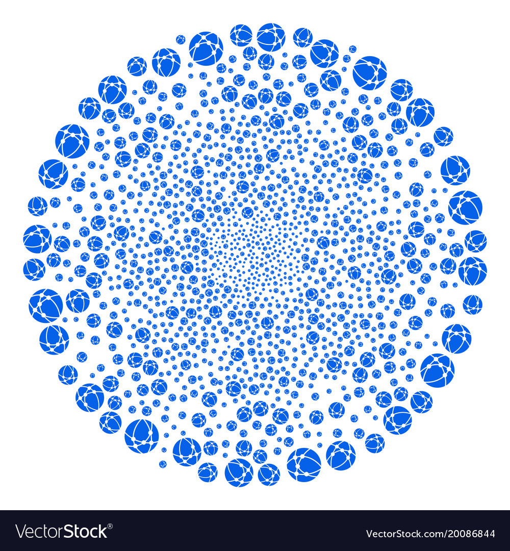 Web browser fireworks sphere