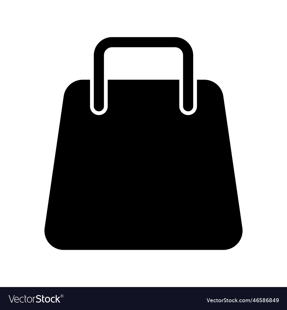 Bag silhouette icon fashion accessory baggage