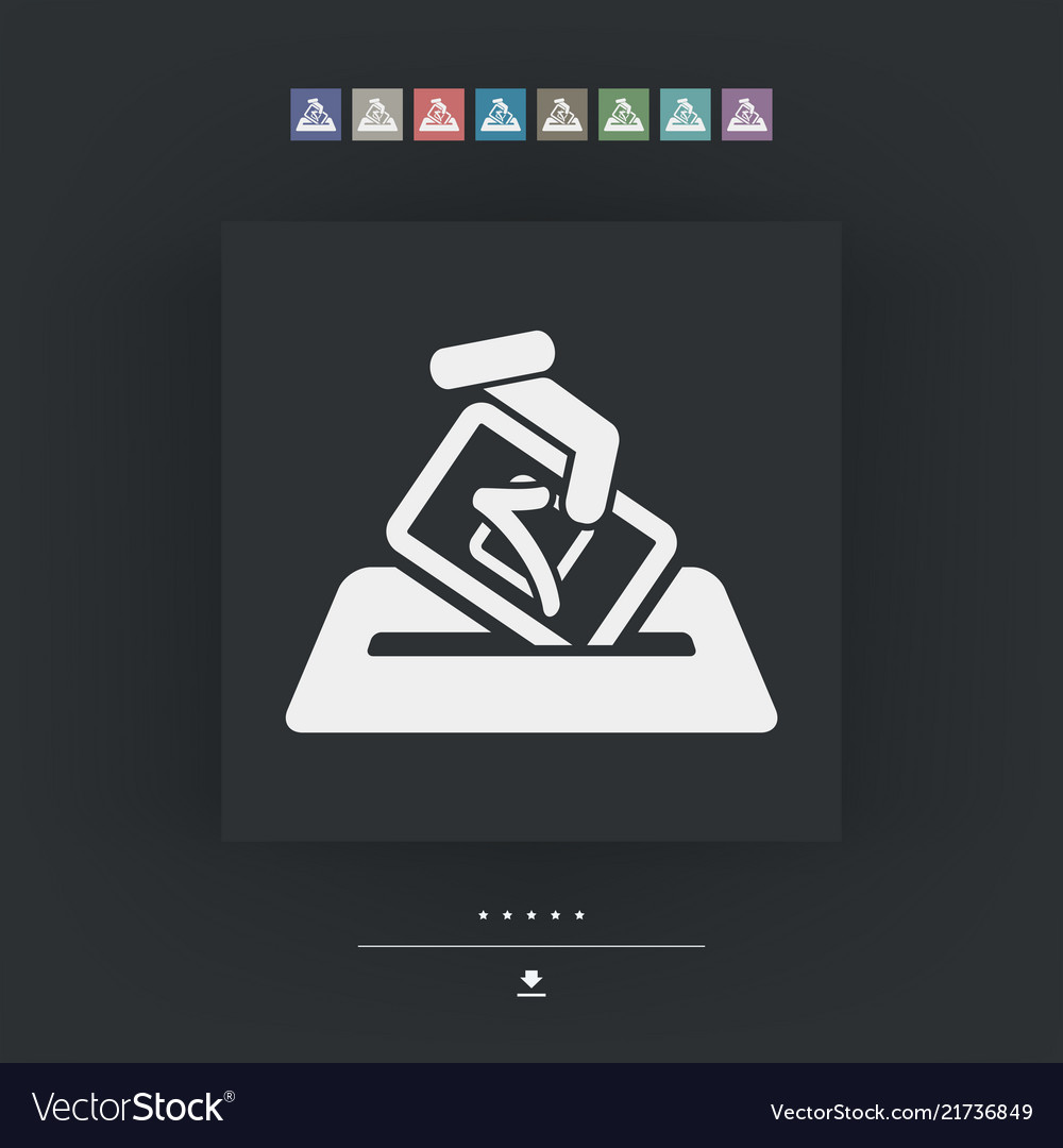 Election concept icon vector image Election concept icon