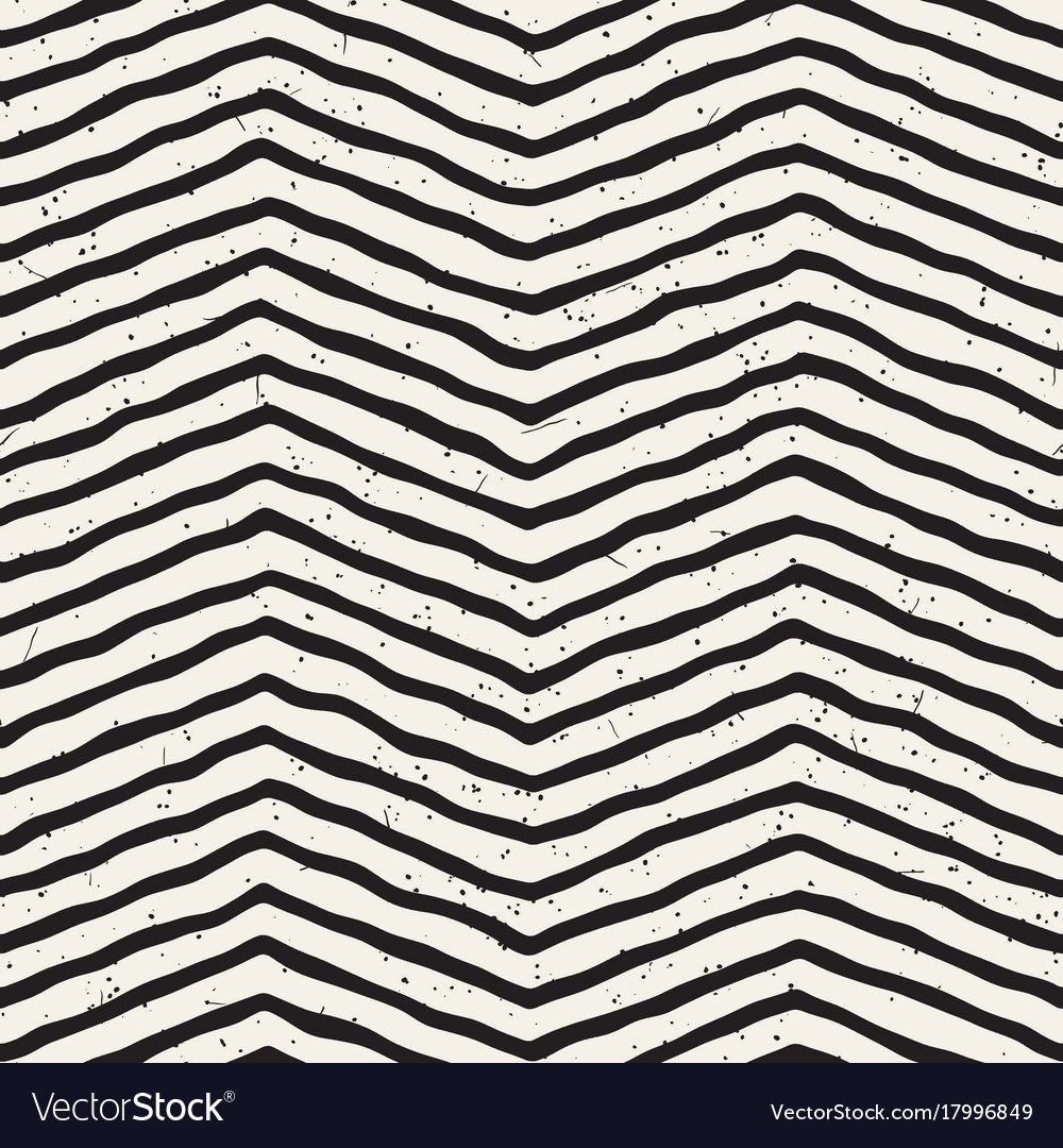 Seamless pattern with hand drawn brush strokes