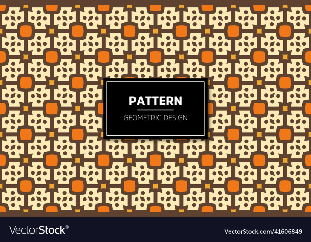 Seamless pattern with simple colorful geometric Vector Image Seamless pattern with simple colorful geometric