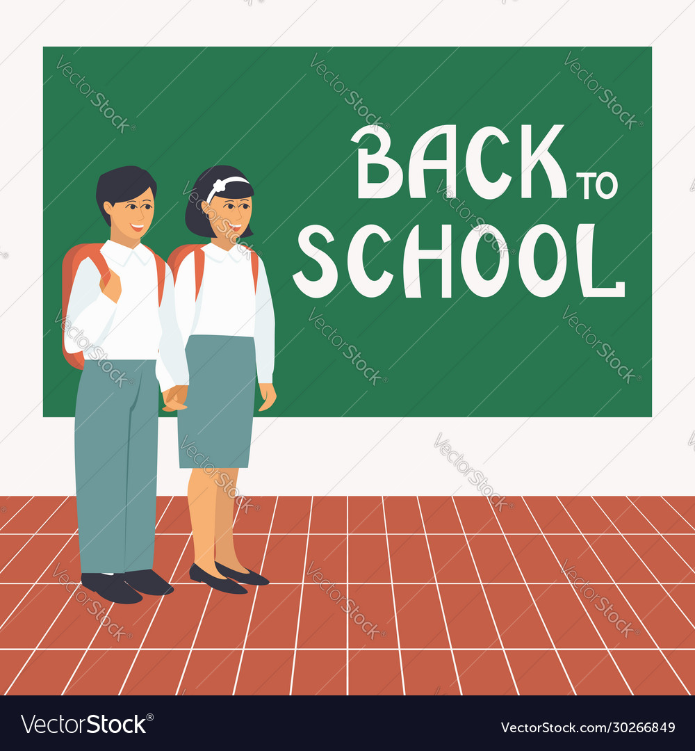 Students Came Back To School Royalty Free Vector Image Students Came Back To School Royalty Free Vector Image