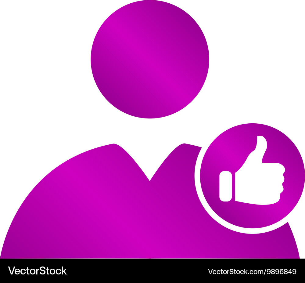 User icon like Royalty Free Vector Image - VectorStock
