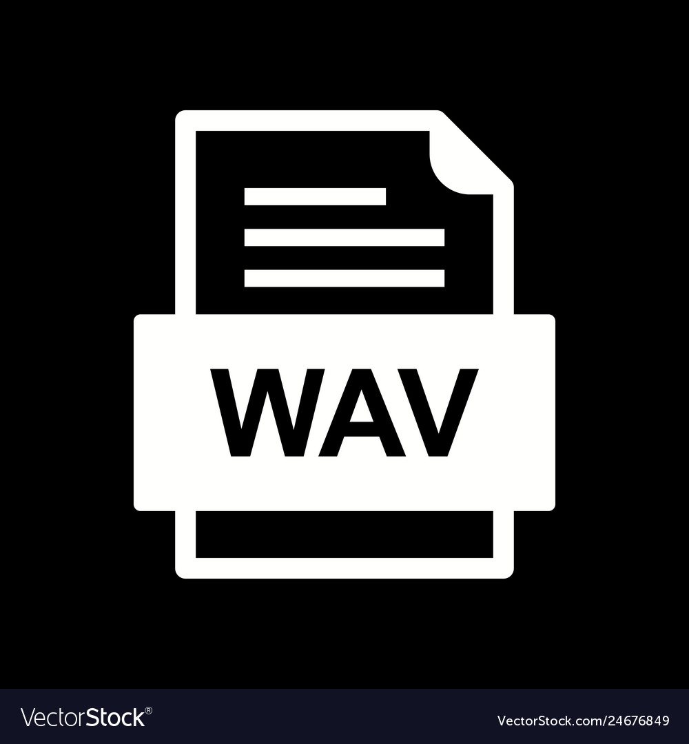 Wav file document icon