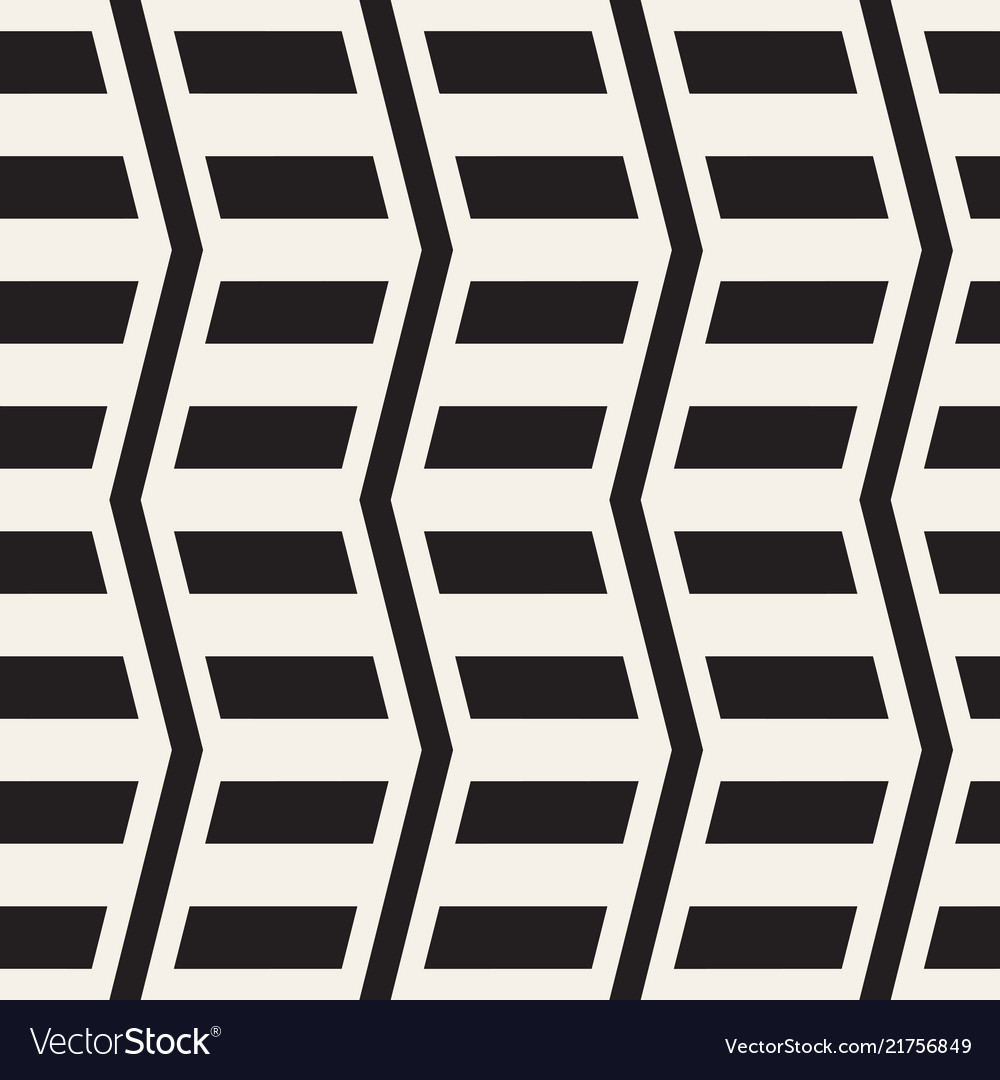 Zigzag Line Pattern - Abstract Style