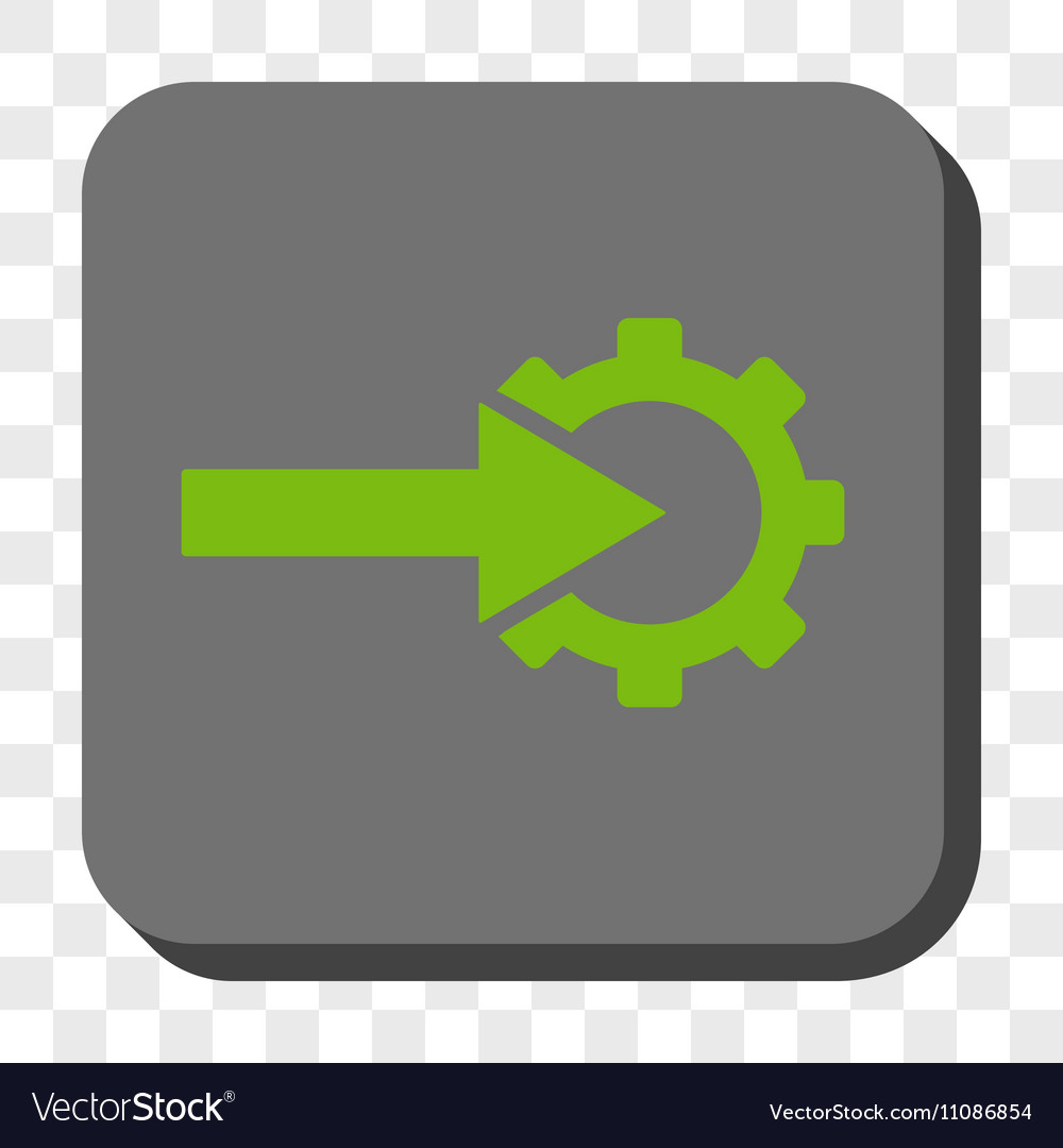Cog integration rounded square button