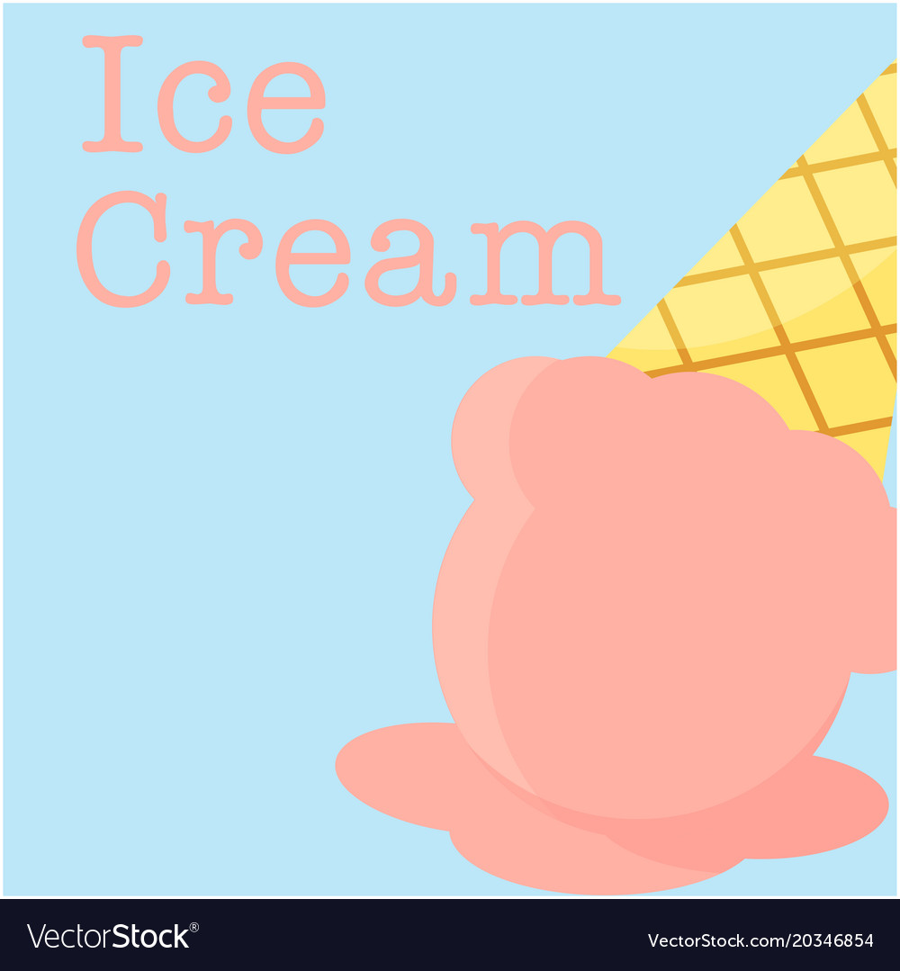 Ice cream menu background image