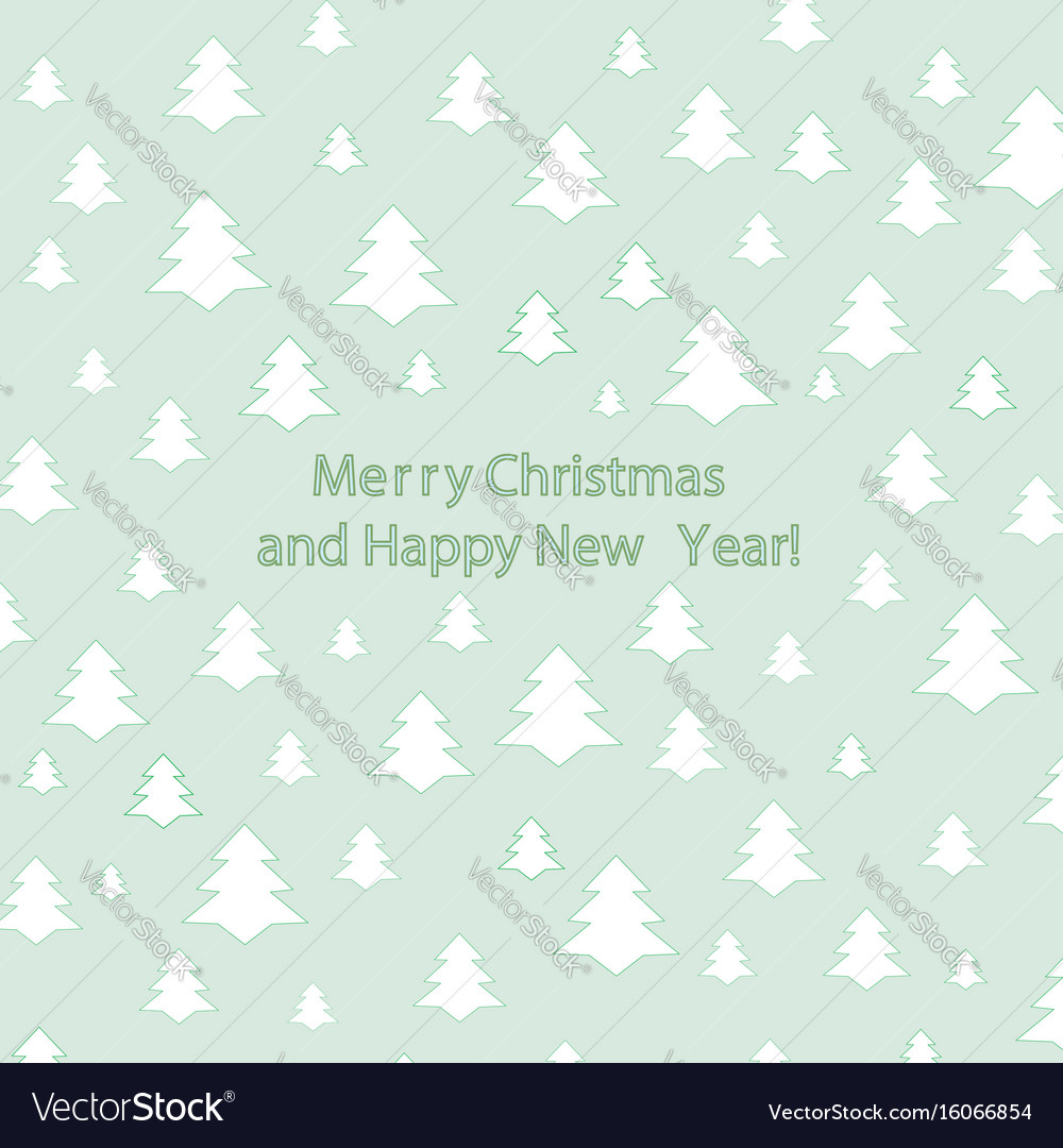 Merry christmas greeting card design winter
