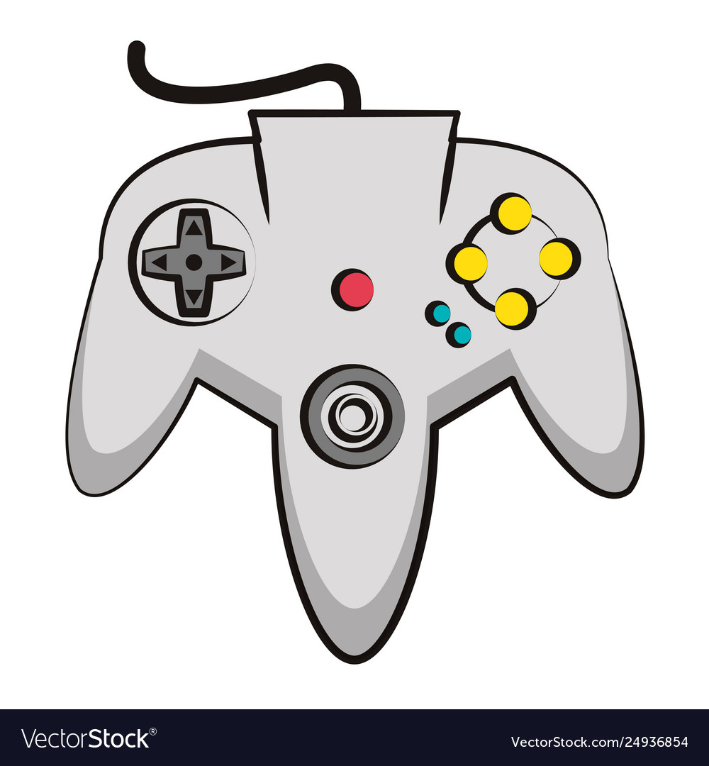 Retro console gamepad