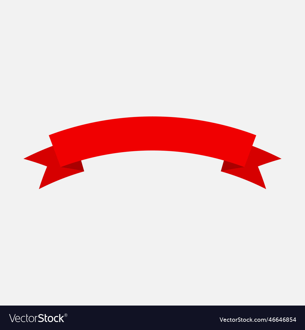 Ribbon banner logo icon template Royalty Free Vector Image