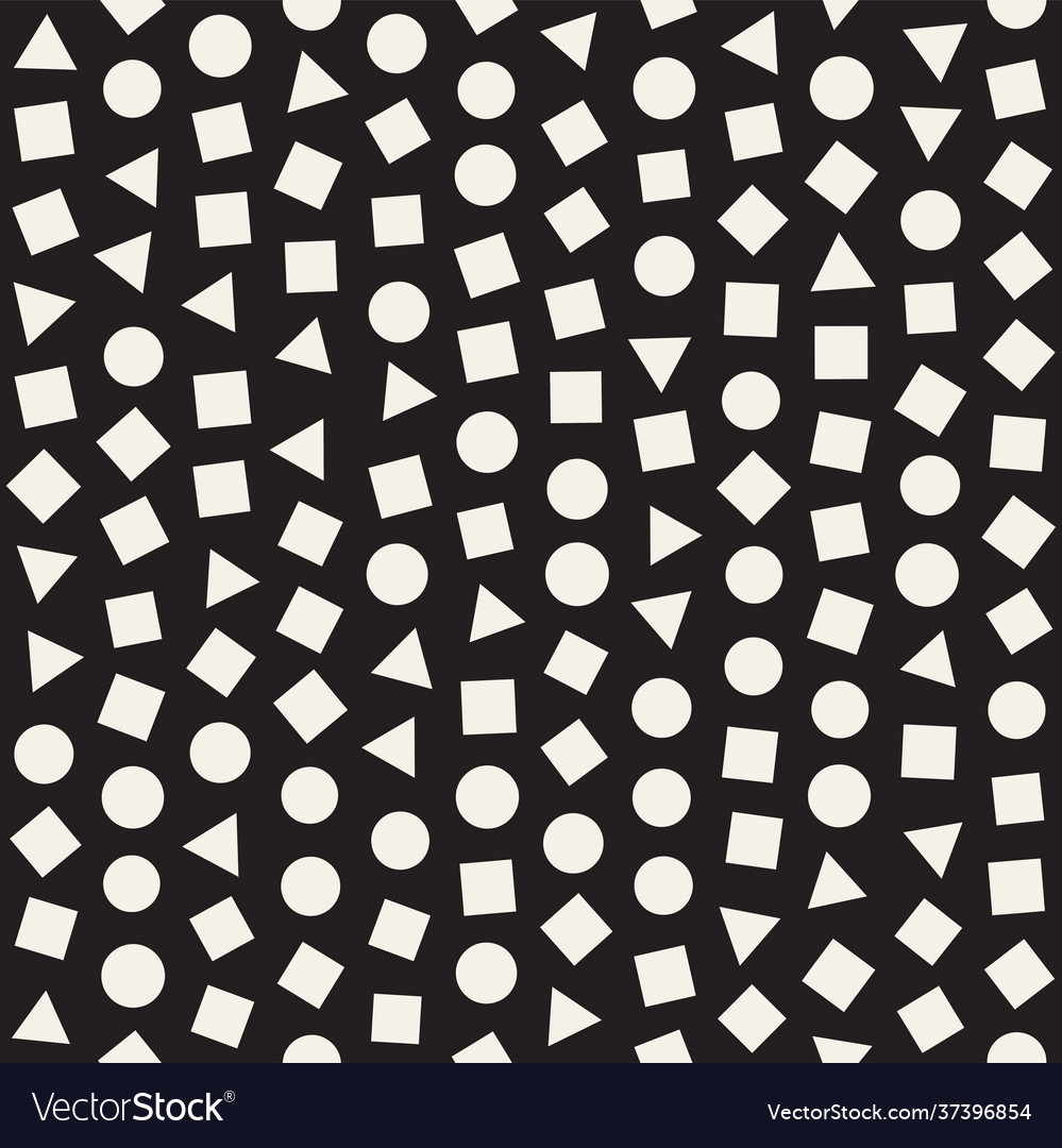 Seamless chaotic patterns randomly scattered