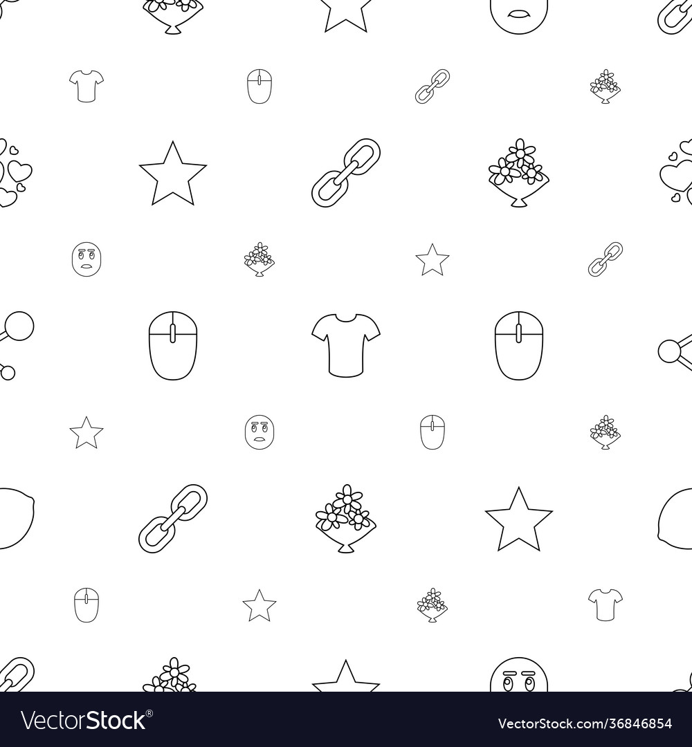 Web icons pattern seamless white background