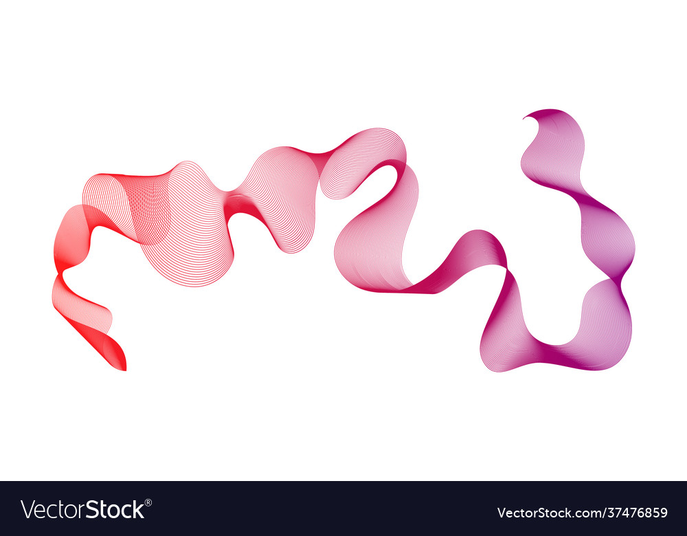 Abstract backdrop with wave gradient lines vector image Abstract backdrop with wave gradient lines