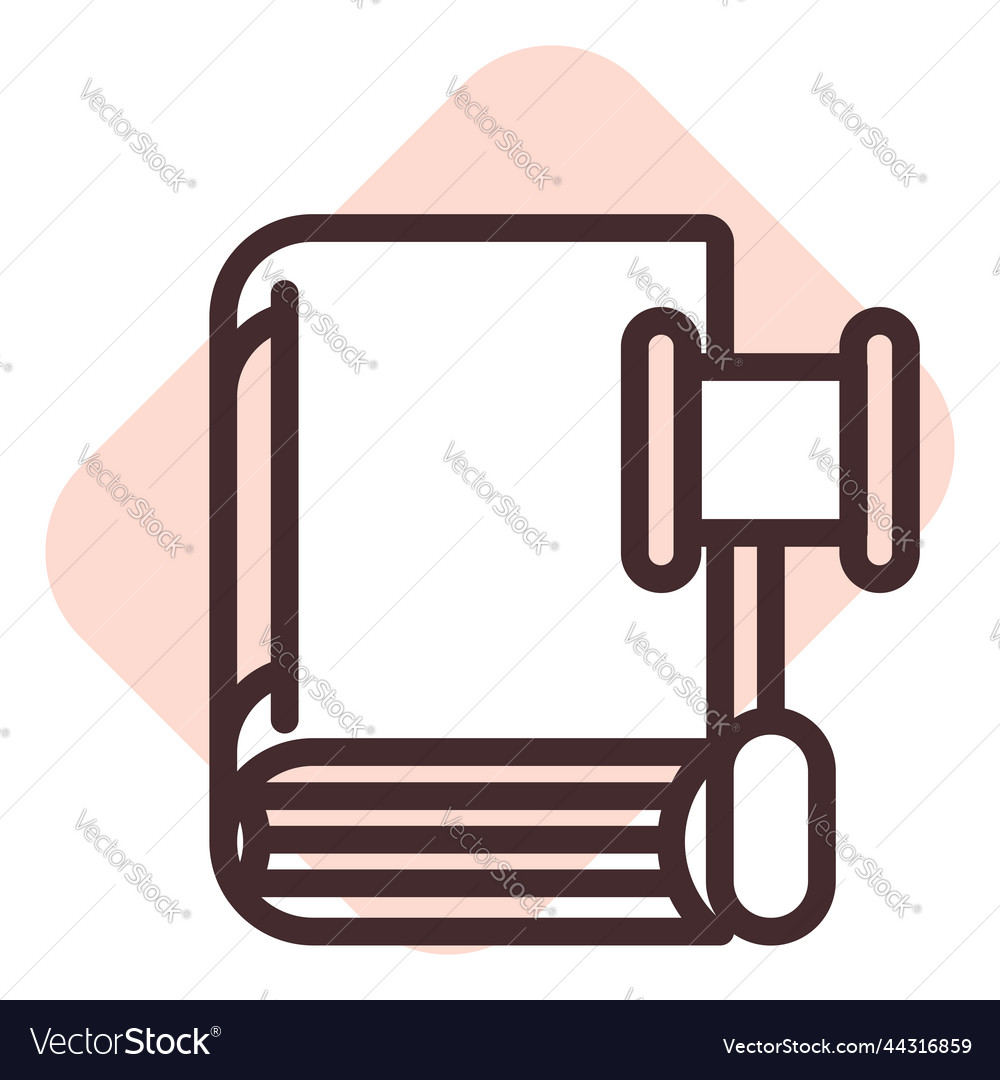 Code law on a white background
