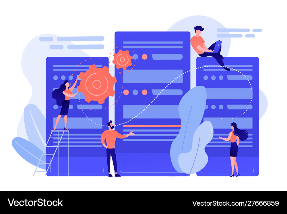 Data center concept Royalty Free Vector Image - VectorStock