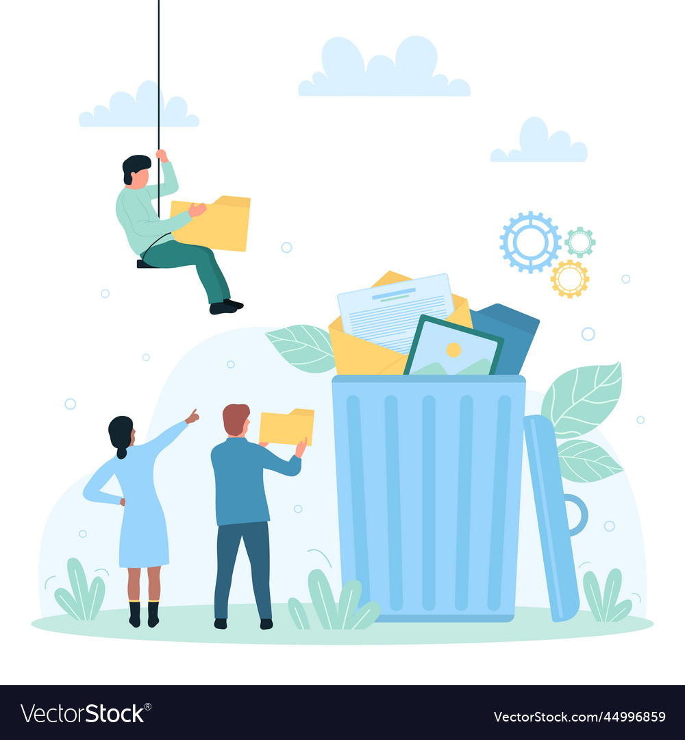 Data storage and management tiny people delete