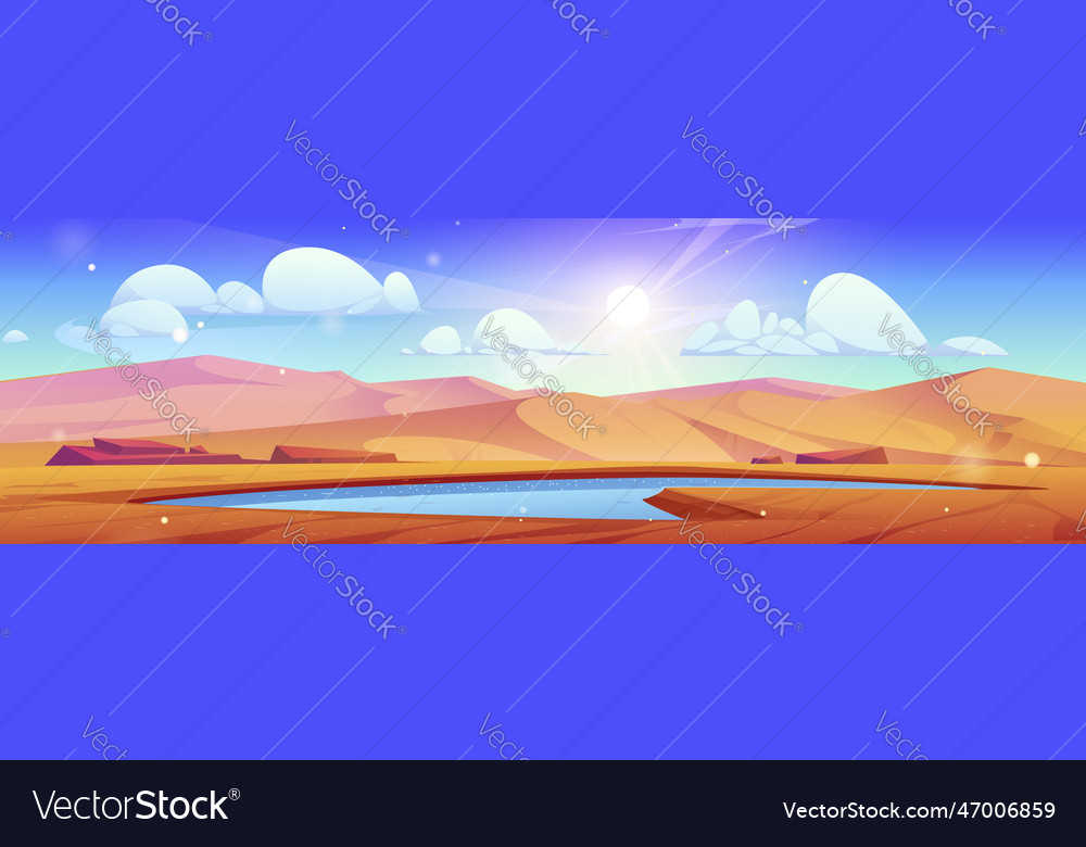 Empty Desert Background