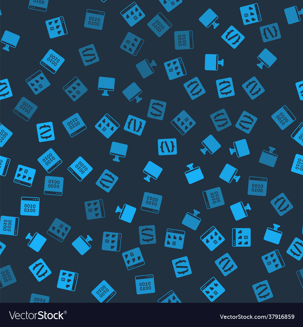 Set browser files computer monitor screen vector image Set browser files computer monitor screen