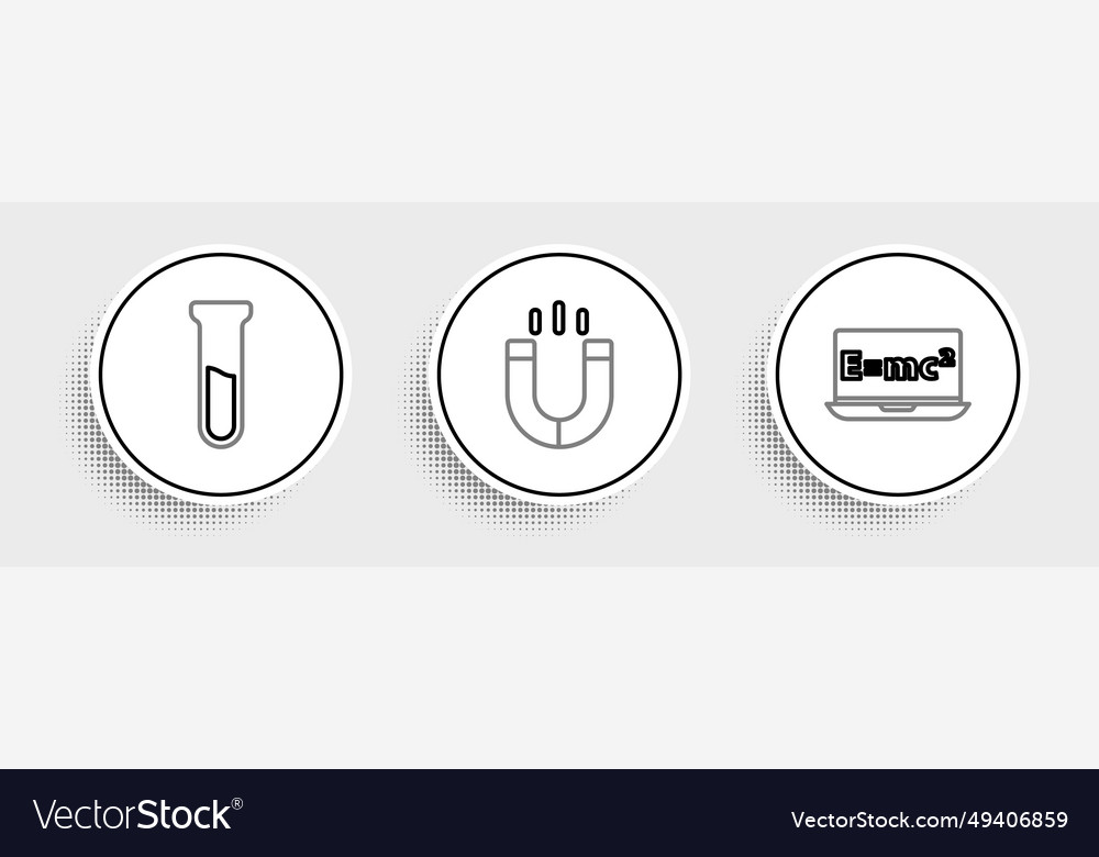 Set line equation solution test tube and flask Vector Image Set line equation solution test tube and flask