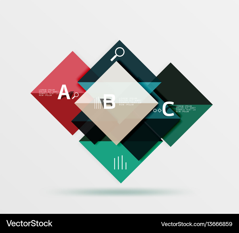 Square banner Royalty Free Vector Image - VectorStock